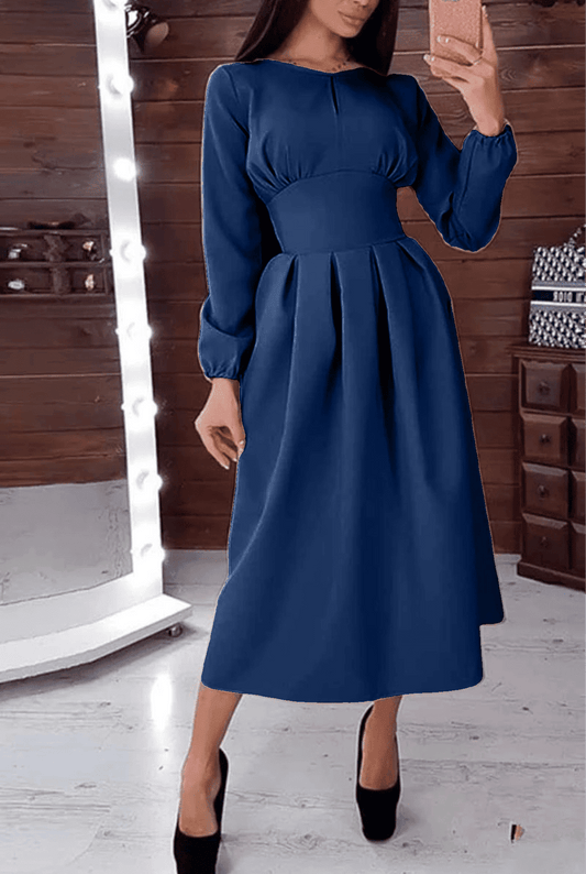 Rochie Melania Bleumarin