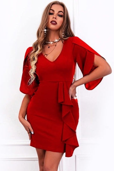 Rochie Renee Rosu