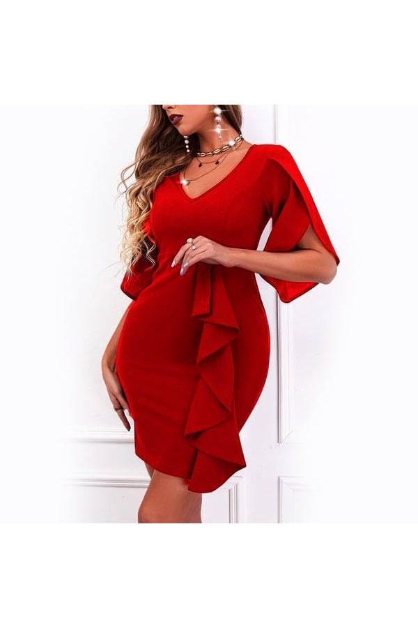 Rochie Renee Rosu