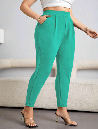 Pantaloni Ines Turcoaz