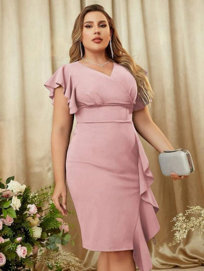 Rochie Eva Roz Pudra