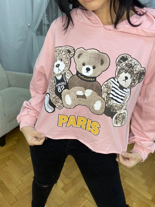 Hanorac Paris Pink